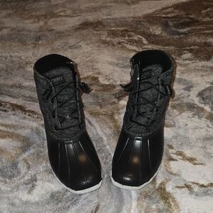 Sperry Women's Black and Gray Winter Boots